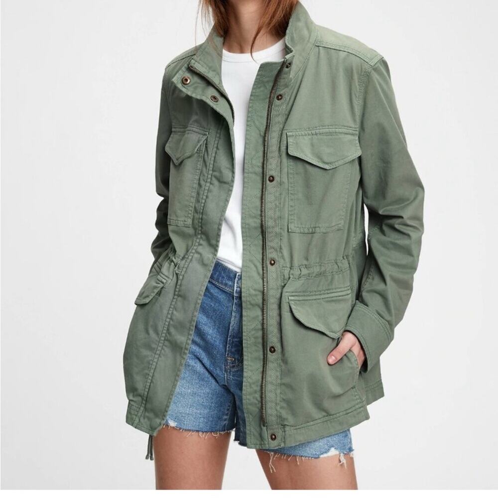 Army Green Core Utility Jacket sz XS/SM Military Inspired Transitional